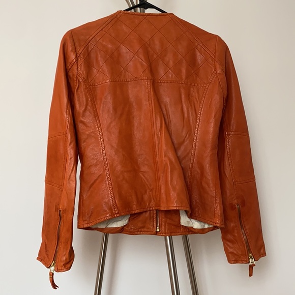 Massimo Dutti Leather Jacket - Picture 5 of 16
